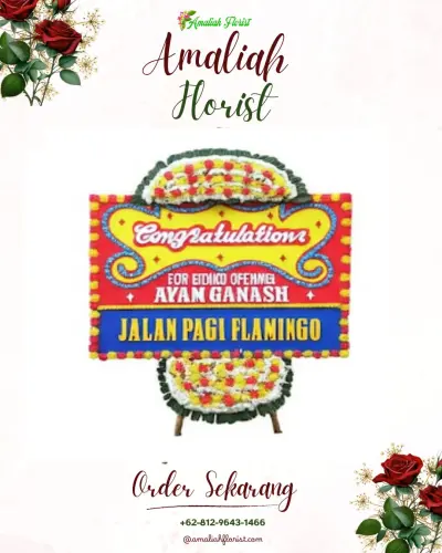 Bunga Papan Congratulation di Singkup